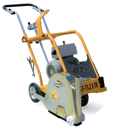132TR.png CEDIMA CF-13.2 E-TR elektrischer Fugenschneider für den Trockenschnitt Ø 350 mm – Bild 1