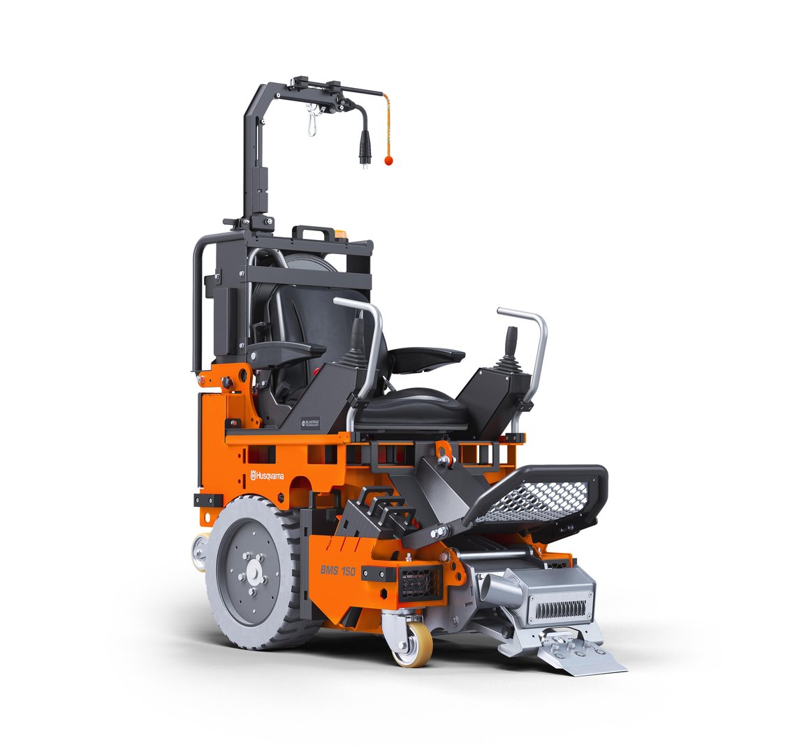 BMS150R.jpg HUSQVARNA / BLASTRAC BMS 150 (230 V) | Fußbodenstripper – Bild 1