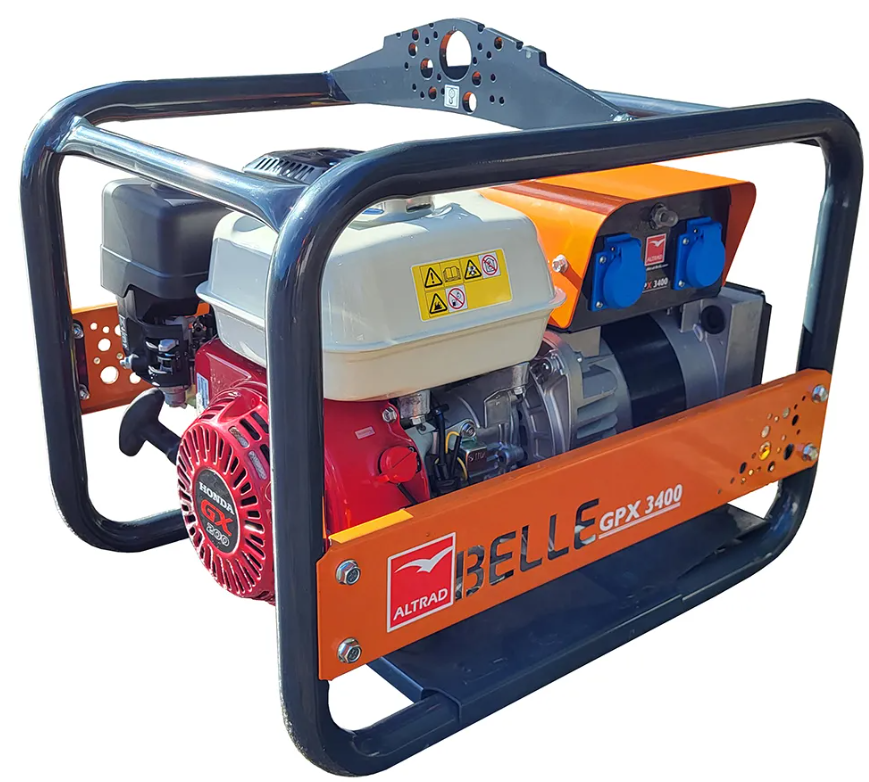 GPX_3400.png BELLE LESCHA GPX 3400 - benzinbetriebener Stromerzeuger 230 Volt | 3,4 kVA – Bild 1