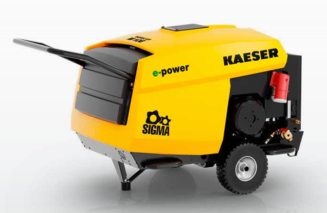 M10EPE.png KAESER MOBILAIR M10E - Elektrischer Baukompressor mobil – Bild 1