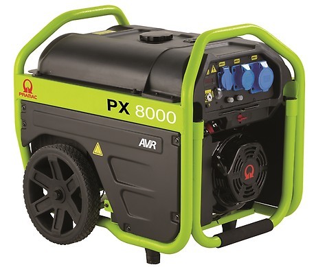PX8000_230_Volt.jpg PRAMAC PX 8000 benzinbetriebener Stromerzeuger 230 Volt | 6,0 kVA (E-Starter) – Bild 1