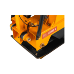 LUMAG RP-130HPC - Rüttelplatte reversierbar mit 130 kg inkl. Transportfahrwerk und Gummimatte – Bild 4