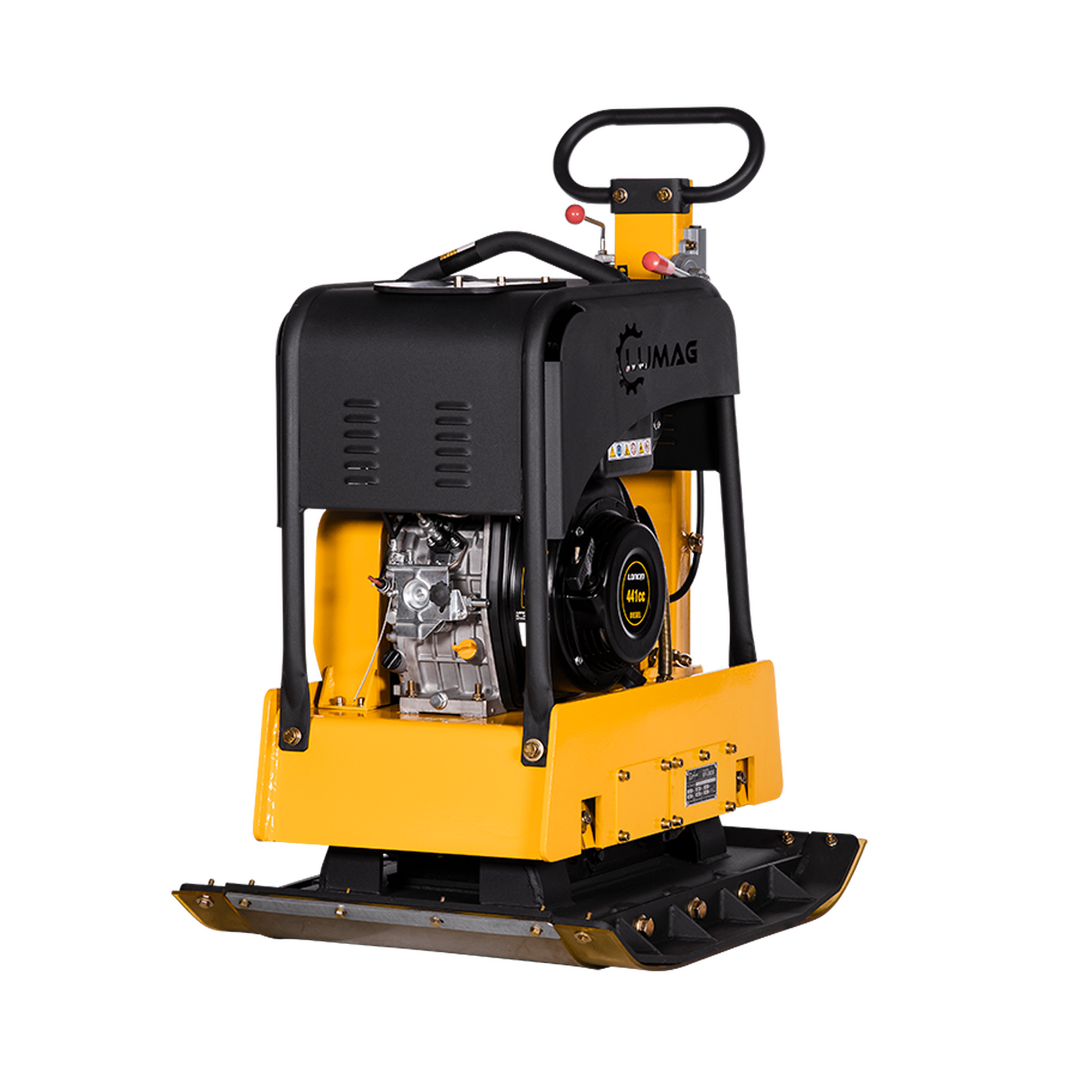 zoom-pb-rpi38de-1.png LUMAG RPi38D - Rüttelplatte reversierbar mit 292 kg inkl. Transportfahrwerk und Gummimatte – Bild 1