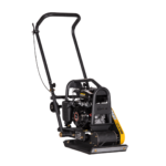 LUMAG VP 60 - Rüttelplatte vorlaufend mit 58 kg inkl. Transportfahrwerk und Gummimatte – Bild 2